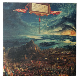 The Battle of Alexander at Issus Ceramic Tile