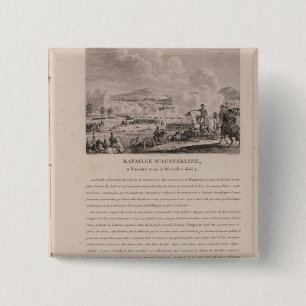 The Battle of Austerlitz, 2nd December 1805 15 Cm Square Badge