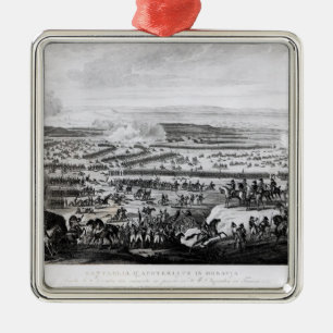 The Battle of Austerlitz in Moravia Metal Ornament