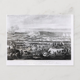 The Battle of Austerlitz in Moravia Postcard