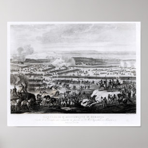 The Battle of Austerlitz in Moravia Poster