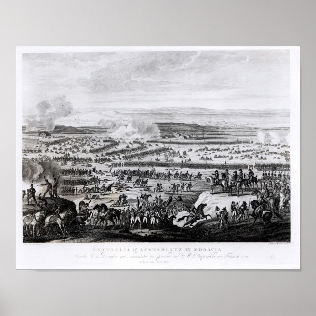 The Battle of Austerlitz in Moravia Poster (Front)