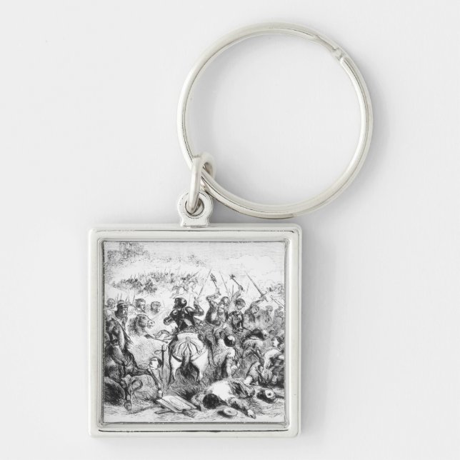 The Battle of Bannockburn in 1314 Key Ring (Front)