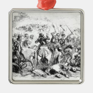 The Battle of Bannockburn in 1314 Metal Ornament