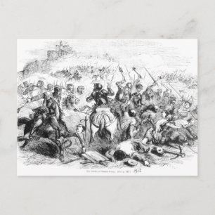 The Battle of Bannockburn in 1314 Postcard