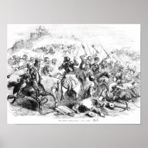 The Battle of Bannockburn in 1314 Poster