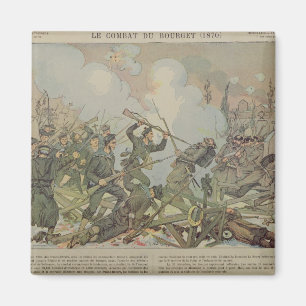 The Battle of Bourget , 1887 Magnet