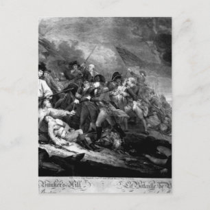 The Battle of Bunker's Hill, near Boston_War Image Postcard