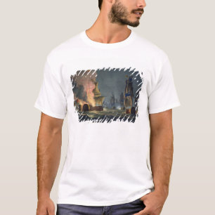 The Battle of Cabareta Point, July 12th 1801, engr T-Shirt