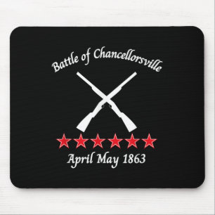 The Battle Of Chancellorsville Virginia Civil Batt Mouse Pad
