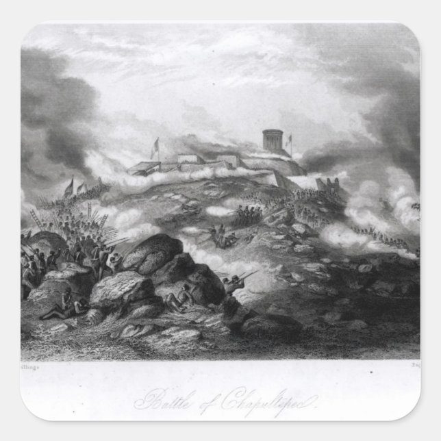 The Battle of Chapultepec Square Sticker (Front)