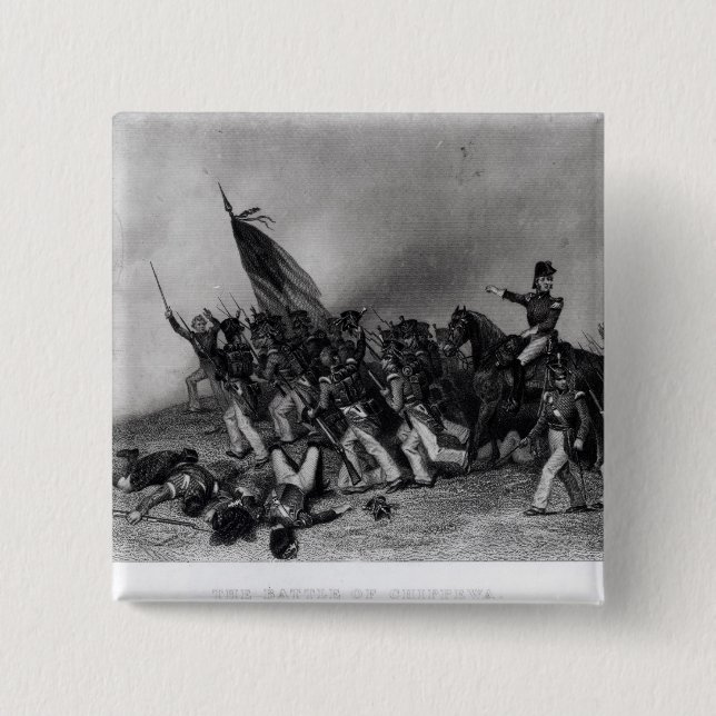 The Battle of Chippewa 15 Cm Square Badge (Front)