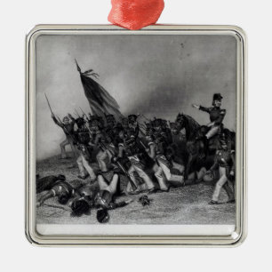 The Battle of Chippewa Metal Tree Decoration