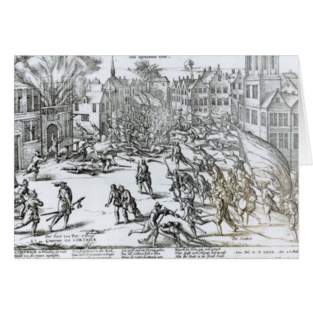 The Battle of Courtrai Between the French (Front Horizontal)