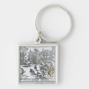 The Battle of Courtrai Between the French Key Ring