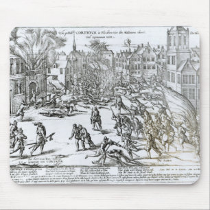 The Battle of Courtrai Between the French Mouse Pad