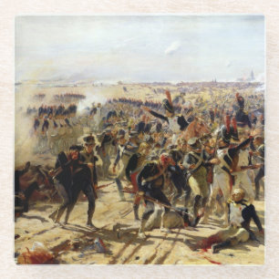 The Battle of Essling, May 1809 Glass Coaster