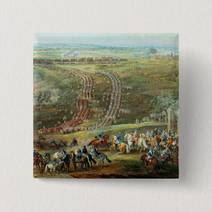 The Battle of Fontenoy, 11th May 1745 15 Cm Square Badge