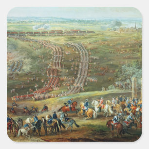 The Battle of Fontenoy, 11th May 1745 Square Sticker