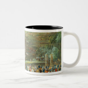 The Battle of Fontenoy, 11th May 1745 Two-Tone Coffee Mug