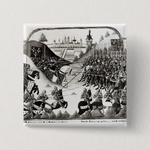 The Battle of Formigny 15 Cm Square Badge