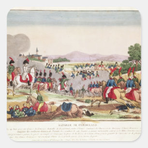 The Battle of Friedland, 14th June 1807 2 Square Sticker