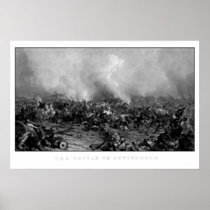 The Battle of Gettysburg Poster