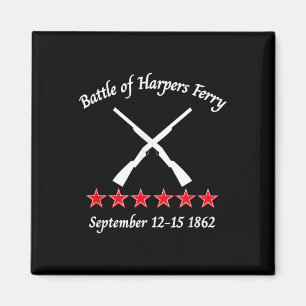 The Battle Of Harpers Ferry Civil Battles War Reen Magnet