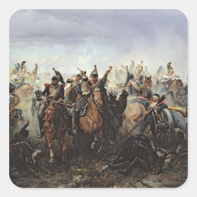 The Battle of La Fere-Champenoise Square Sticker (Front)