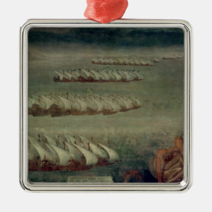 The Battle of Lepanto, 7th October 1571 Metal Ornament