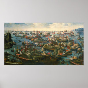 The Battle of Lepanto by Yogesh Brahmbhatt Poster