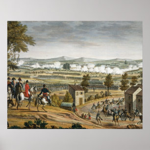 The Battle of Lutzen, 2 May 1813, engraved by Edme Poster