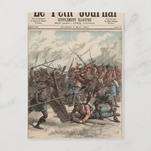 The Battle of Manipur Postcard