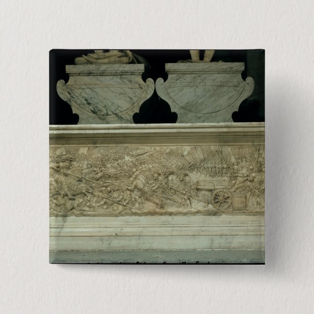 The Battle of Marignano 15 Cm Square Badge (Front)