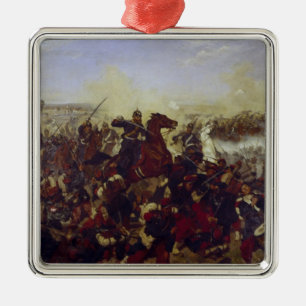 The Battle of Mars de la Tour Metal Ornament