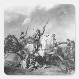 The Battle of Marston Moor, 2nd July 1644 Square Sticker