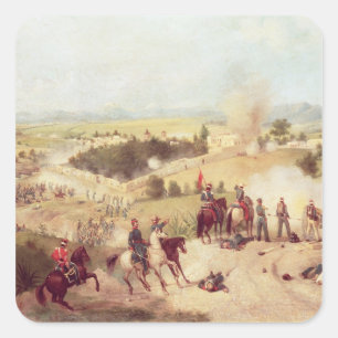 The Battle of Molino del Rey, 8th September 1847 Square Sticker