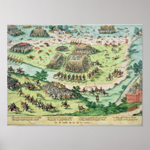The Battle of Moncontour, 3rd October 1569 Poster