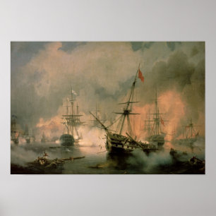 The Battle of Navarino, 20th October 1827, 1846 Poster