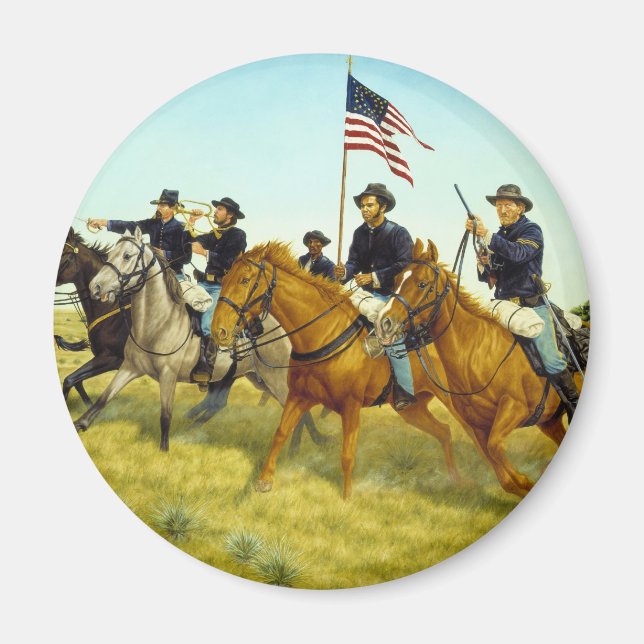 The Battle of Prairie Dog Creek by Ralph Heinz Magnet (Front)