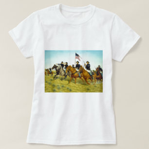 The Battle of Prairie Dog Creek by Ralph Heinz T-Shirt