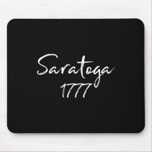The Battle Of Saratoga 1777 Revolutionary War Rust Mouse Pad