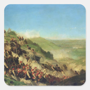 The Battle of Solferino, 24th June 1859 Square Sticker