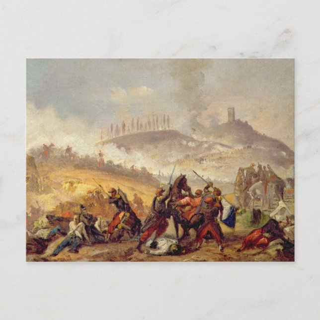 The Battle of Solferino Postcard (Front)