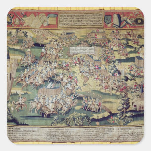 The Battle of St. Denis Square Sticker