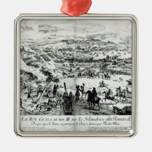 The Battle of the Boyne, c.1690 Metal Ornament