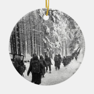 The Battle Of The Bulge Ceramic Ornament