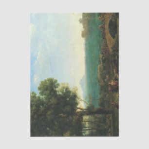 The Battle of the Milvian Bridge by Claude Lorrain Tissue Paper