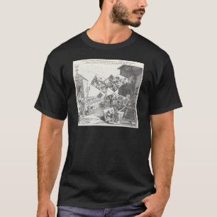 The Battle of the Pictures by William Hogarth T-Shirt