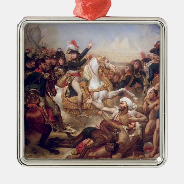 The Battle of the Pyramids, 21st July 1798 Metal Ornament (Front)